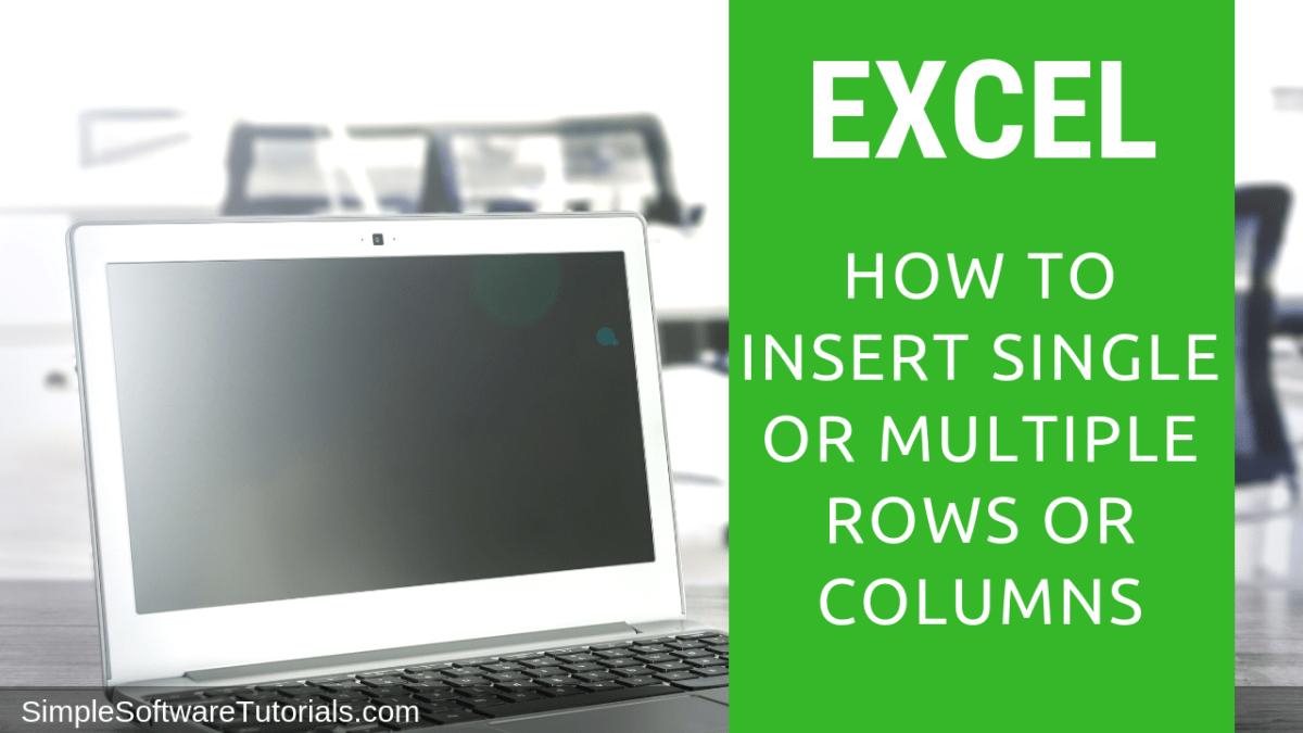 How to Insert Single or Multiple Rows or Columns in&nbsp;Excel